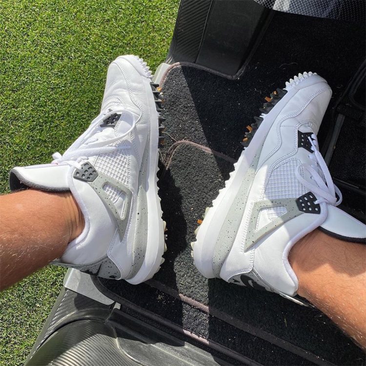 Air Jordan 4 Golf "White Cement" CU9981-100