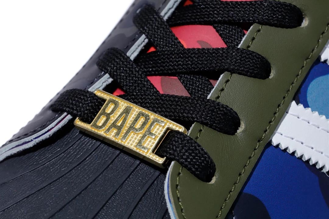 BAPE x adidas Superstar 80s Color Camo