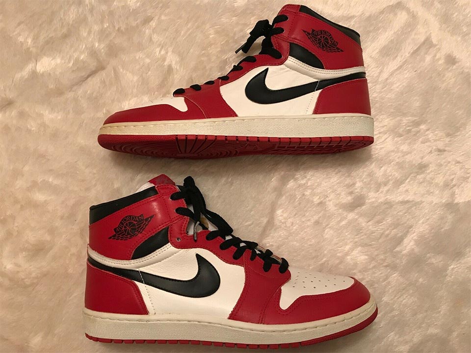 Michael Jordan Signed 1985 'Player Sample' Air Jordan 1s, Sizes 13, 13.5, fifty, 2022