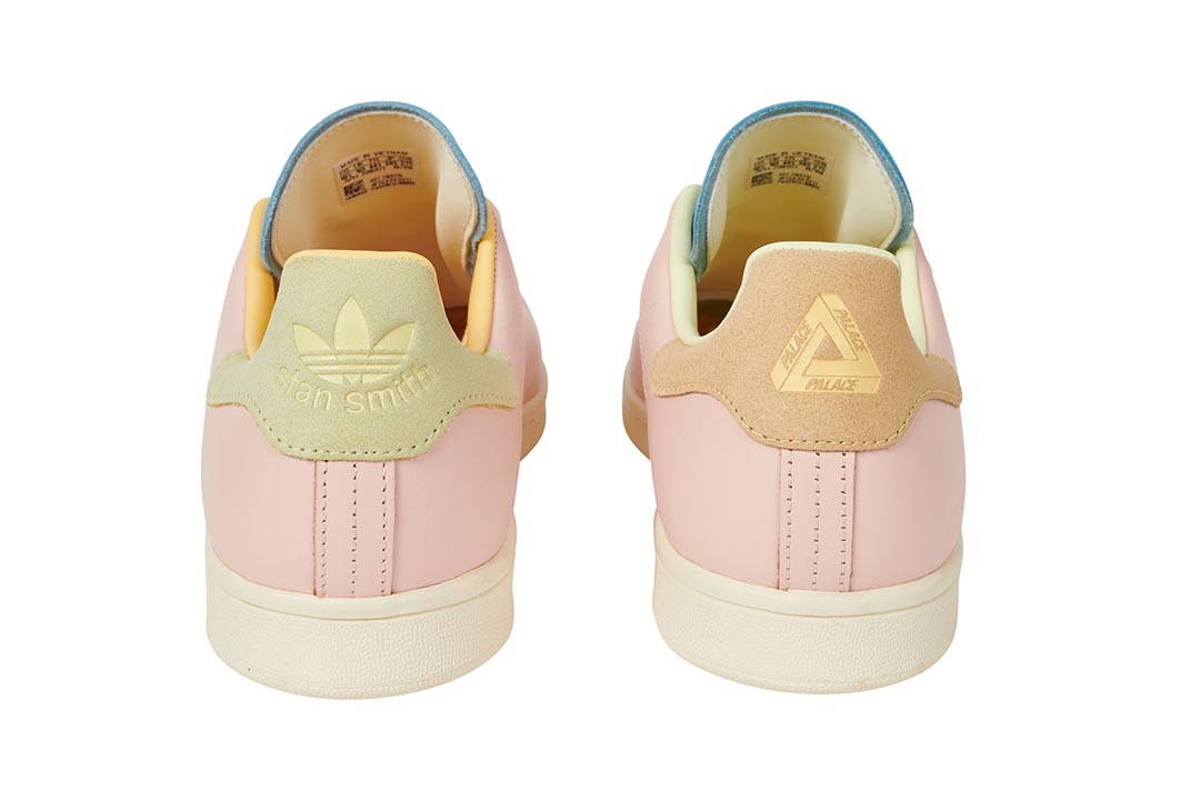 Palace x adidas Stan Smith Hase Yellow / Icey Pink / Ice Blue