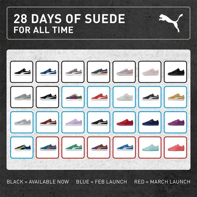 Puma “28 Days of Suede”