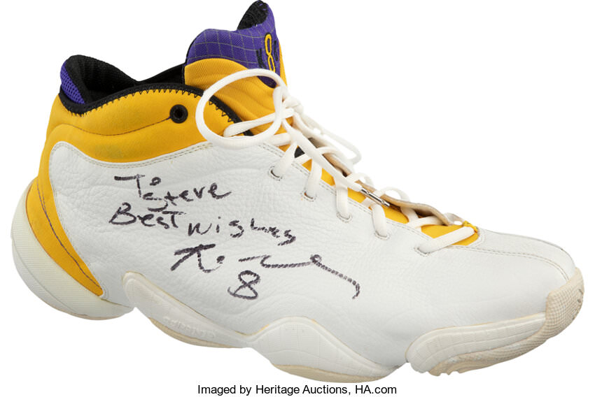 kobe bryant signed sneakers