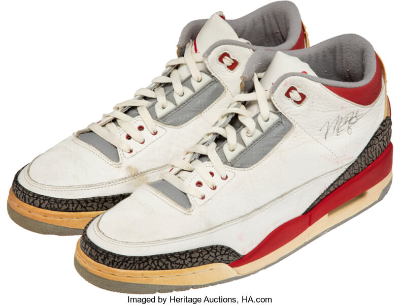 Michael Jordan's Championship Air Jordans, Sneakerdom's Most Elite  Collection, Head to Sotheby's Sale - WSJ