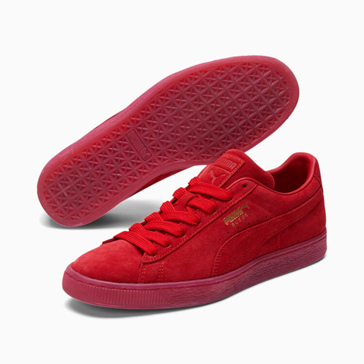 Puma Suede Classic Mono Gold Barbados Cherry 381468_01