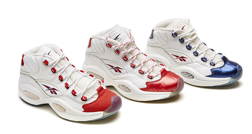 Vintage 2000s Reebok Question Mid Allen Iverson Basketball Shoes Red Men  Size 10