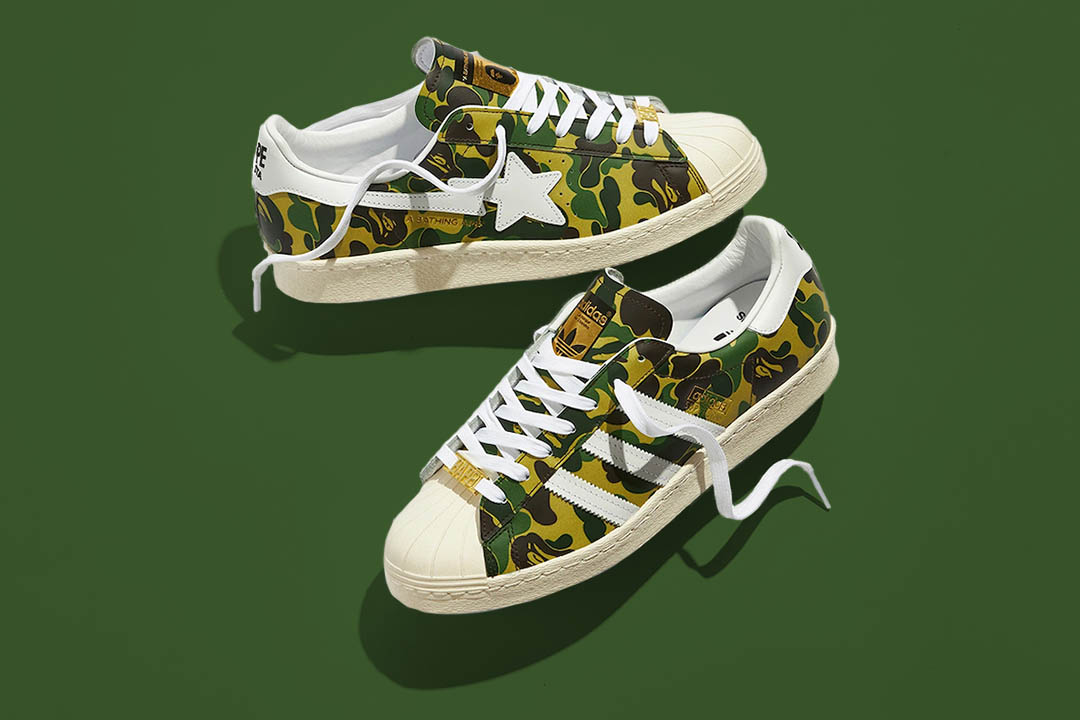 【スペシャル】 A × ADIDAS SUPERSTAR BATHING APE ライプス