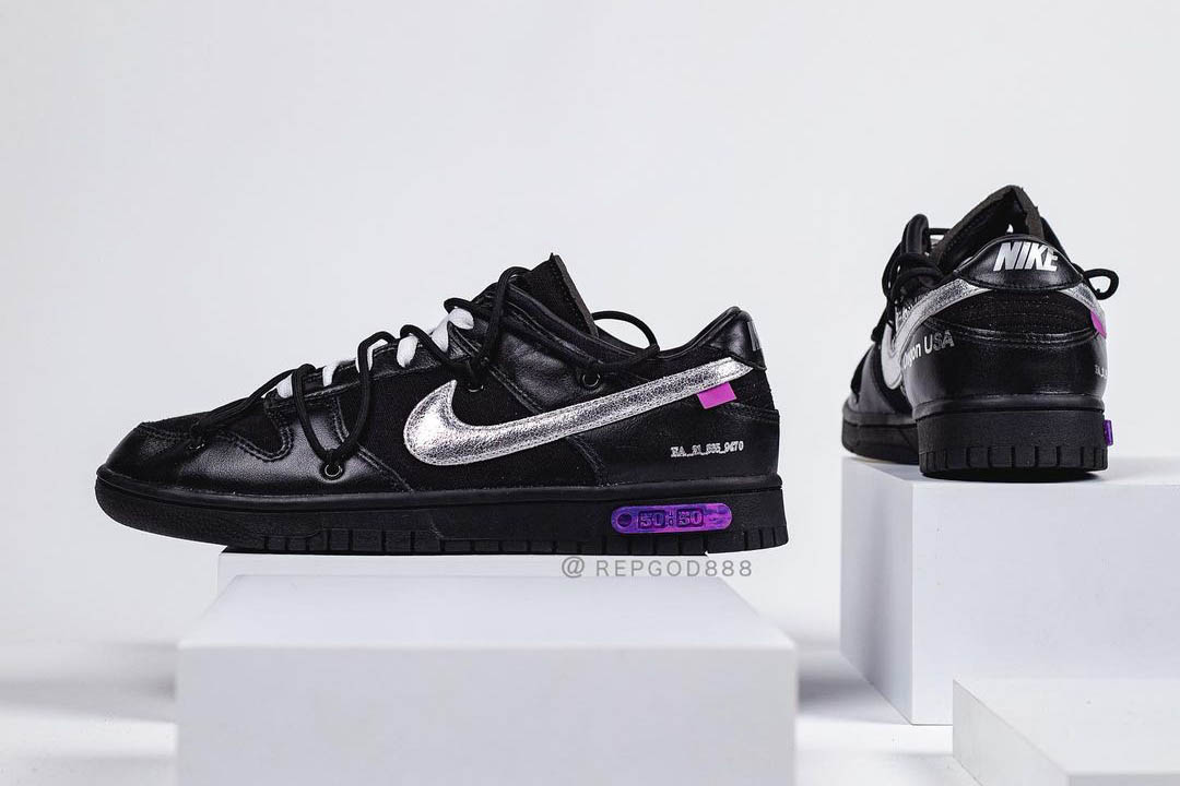 Nike Dunk Low Off-White Lot 50 Men's - DM1602-001 - US