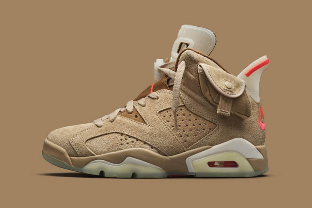 Travis Scott Air Jordan 6 "British Khaki" DH0690-200