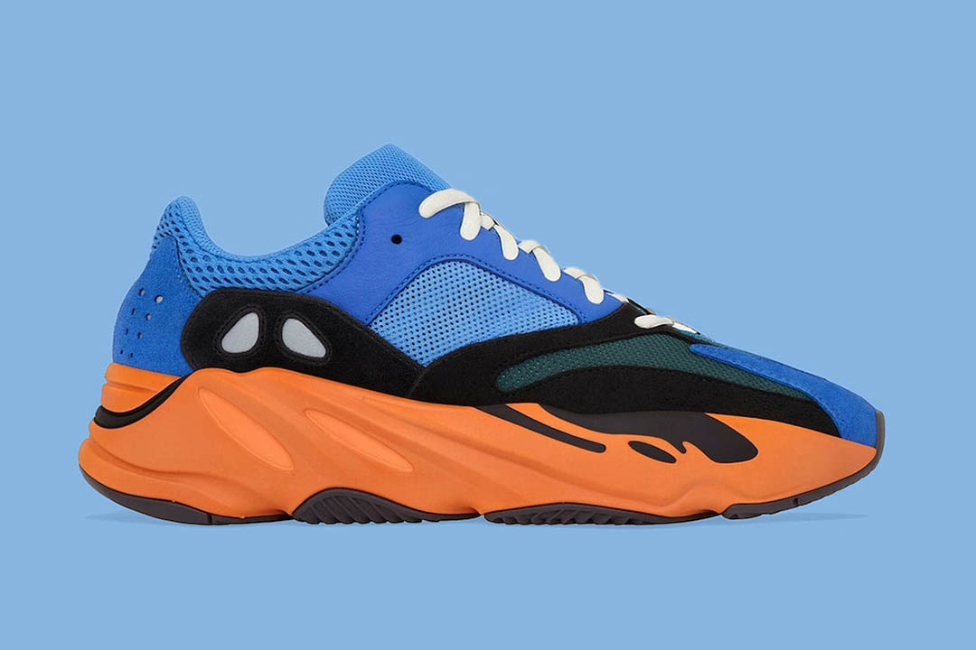 blue and orange yeezy