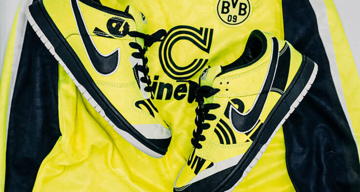 Classic Football Shirts x Kicks To The Pitch Nike Dunk Low "BVB"