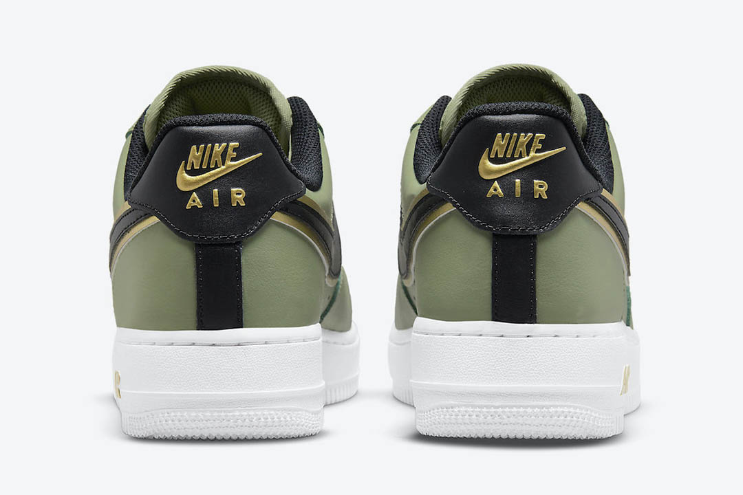 Nike Air Force 1 Low '07 LV8 «Double Swoosh Olive Gold Black» – Rocket  Sneakers Store