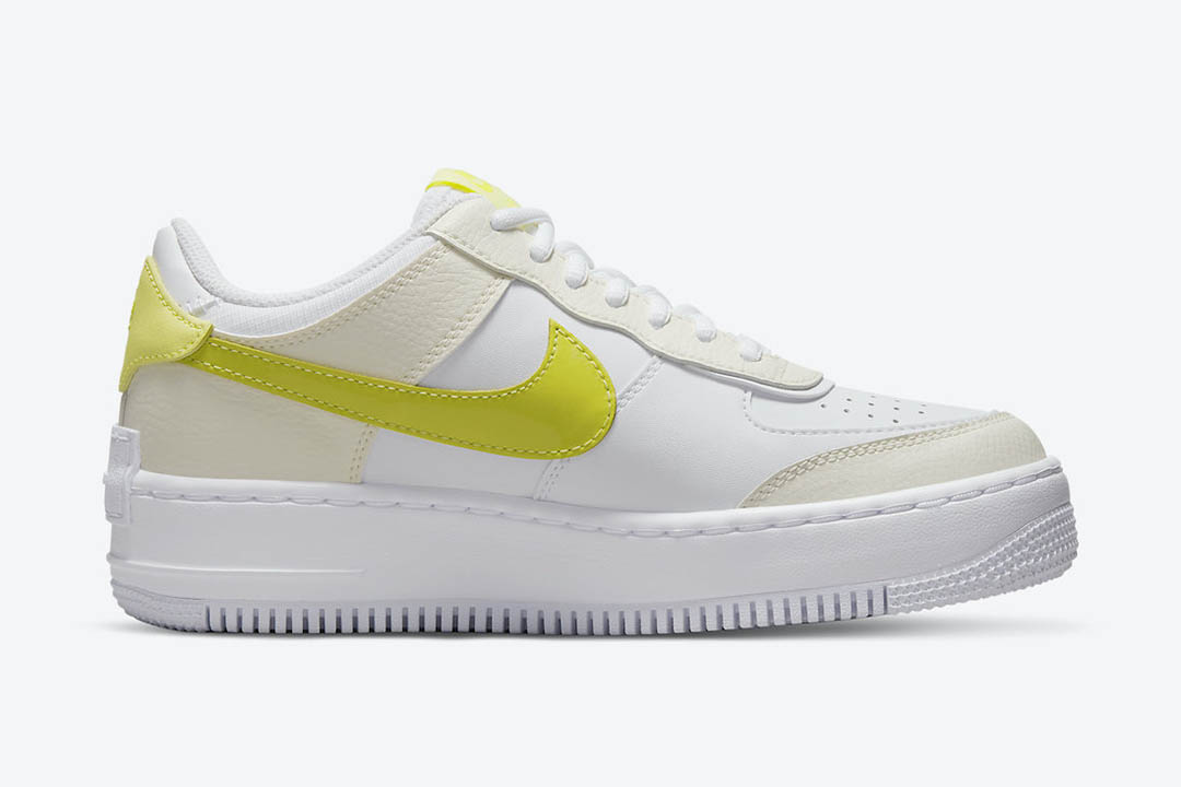 Bright Yellow Sparks This Nike WMNS Air Force 1 Shadow