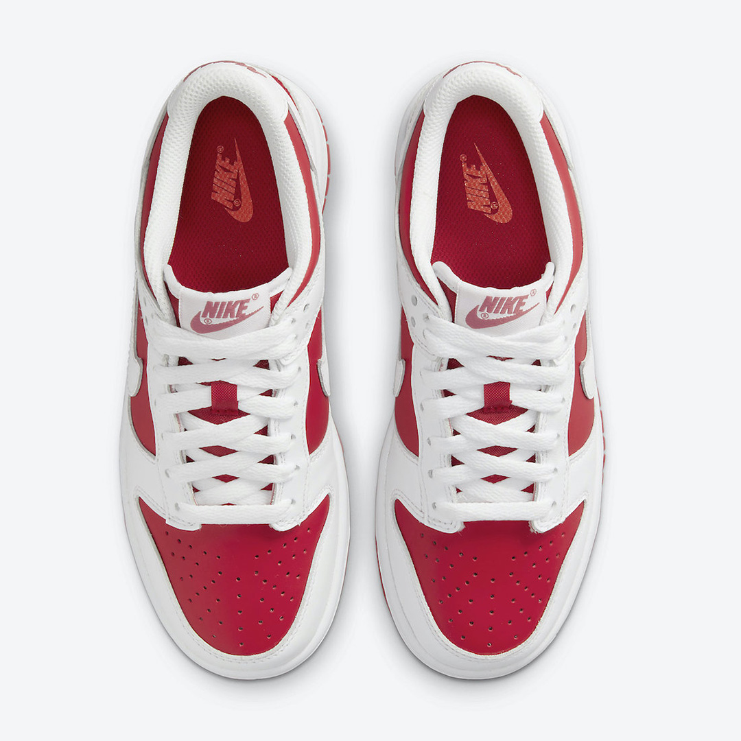 nike dunk high university red release date