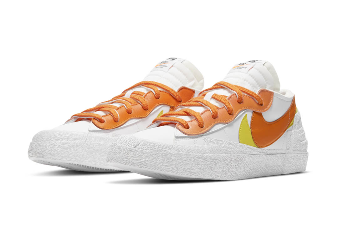 Sacai x Nike Blazer Low "Magma Orange" DD1877-100