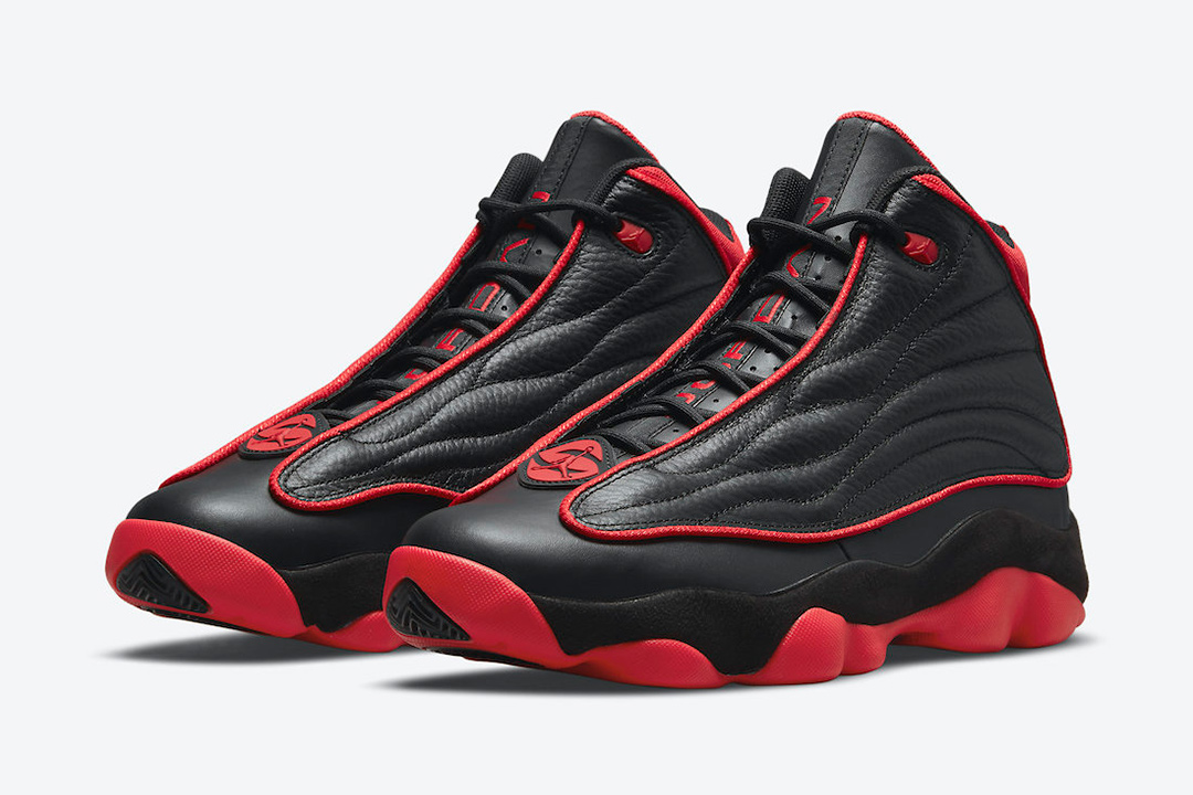 Jordan pro strong red and black 2025