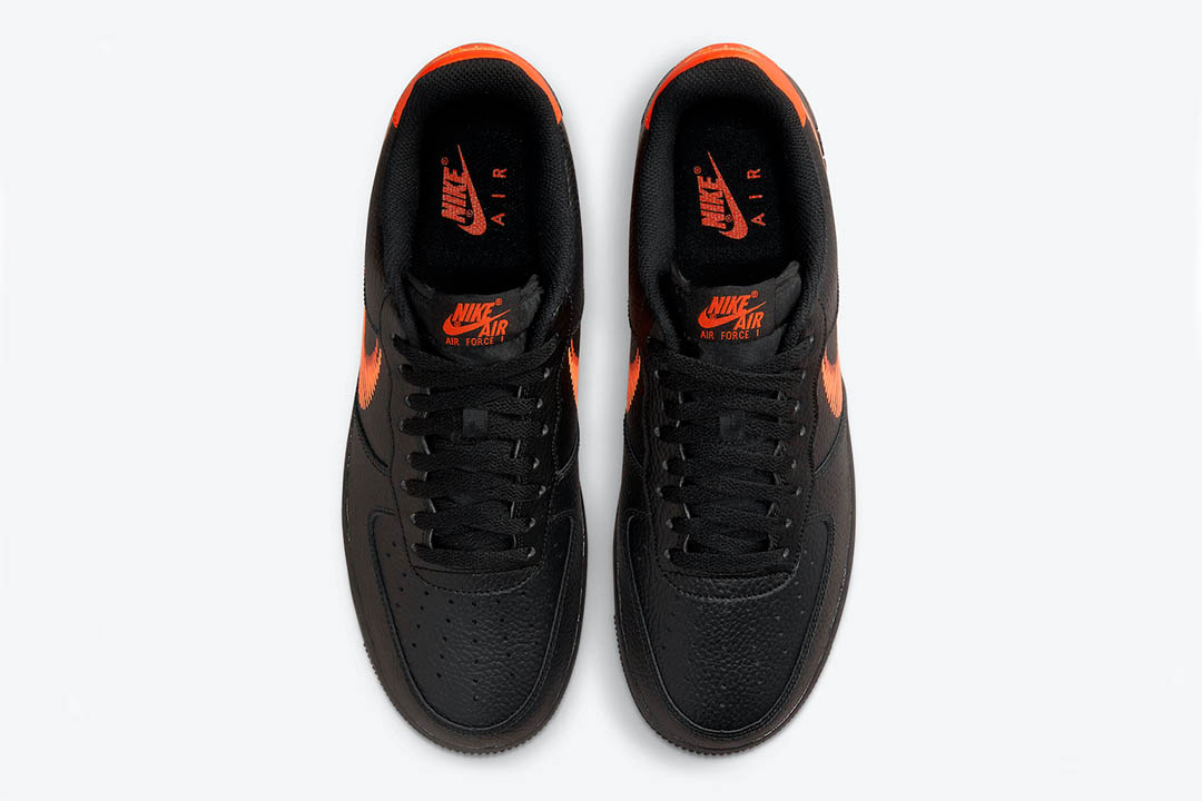 Nike Air Force 1 Low Zig Zag Black Orange