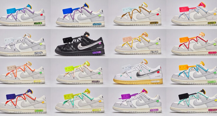 Off White Nike Dunk Low Dear Summer Collection Lead2 736x392