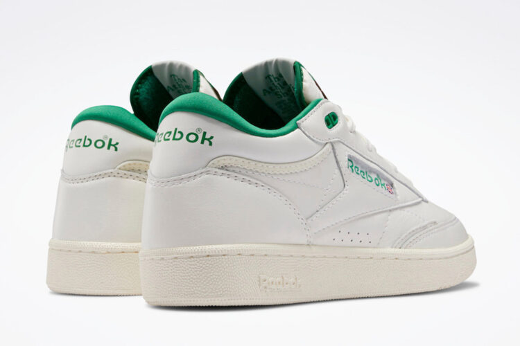 reebok club c geo mid green