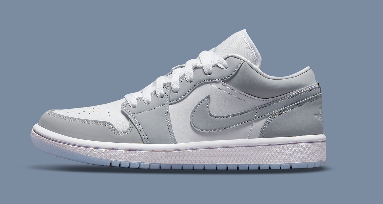 Jordan 1 Low White Wolf Gray W for sale