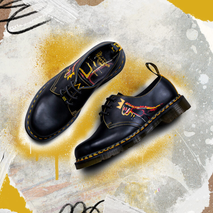 Dr martens x jean michel basquiat deals