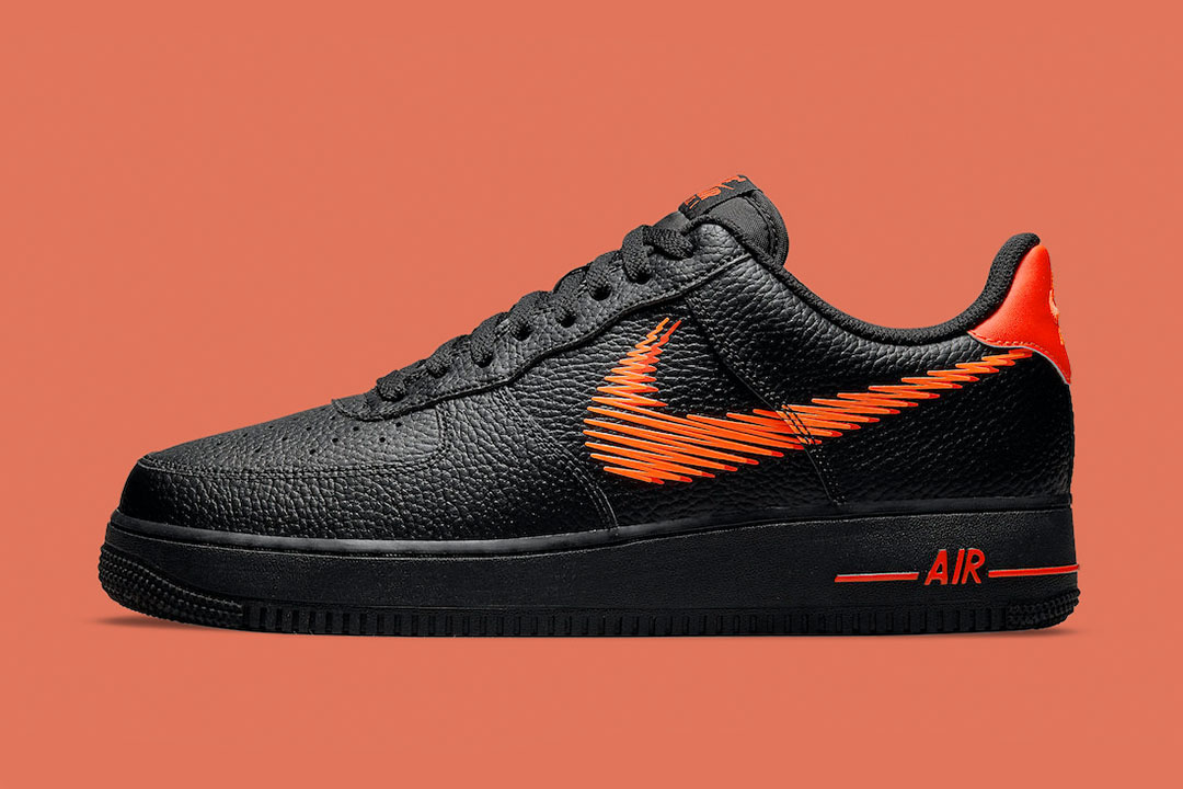 Nike Air Force 1 Low Zig Zag Black Orange