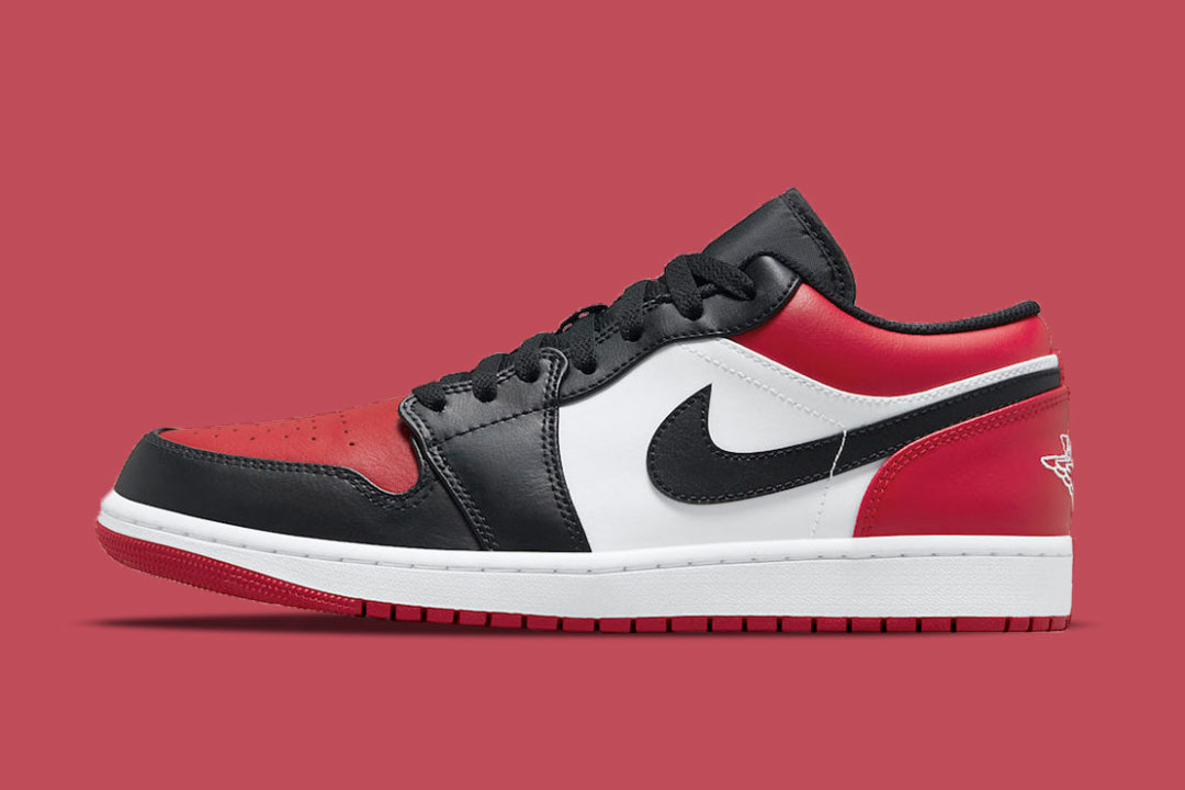 air jordan 1 low bred toe