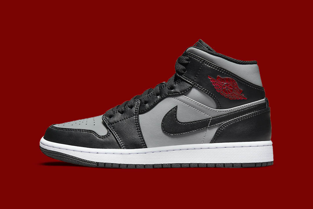 Air Jordan 1 Mid :Shadow Red aka Particle Grey Restock