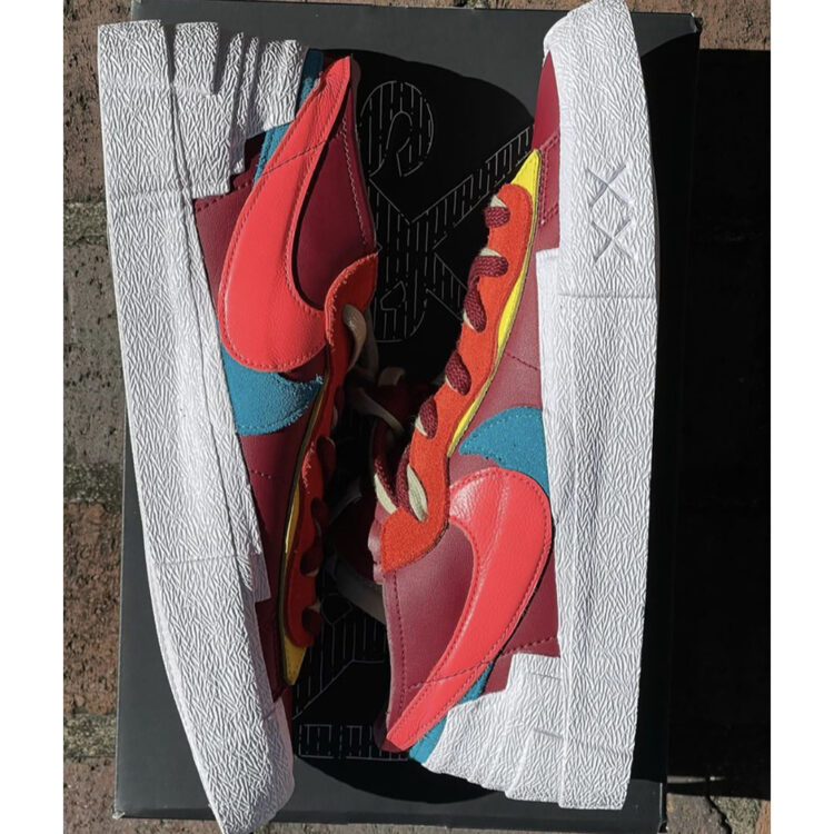 KAWS x sacai x Nike Blazer Low "Team Red" Release Date | Nice Kicks