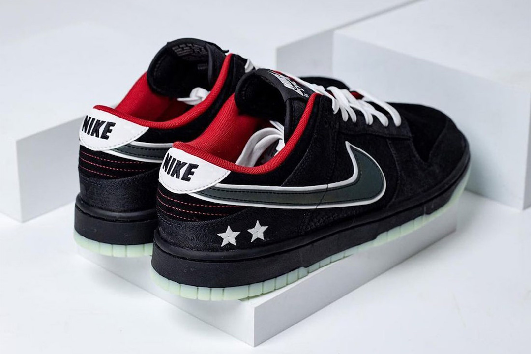 League Of Legends X Dunk Low - Nike - DO2327 011 - black/white/bright  crimson/white