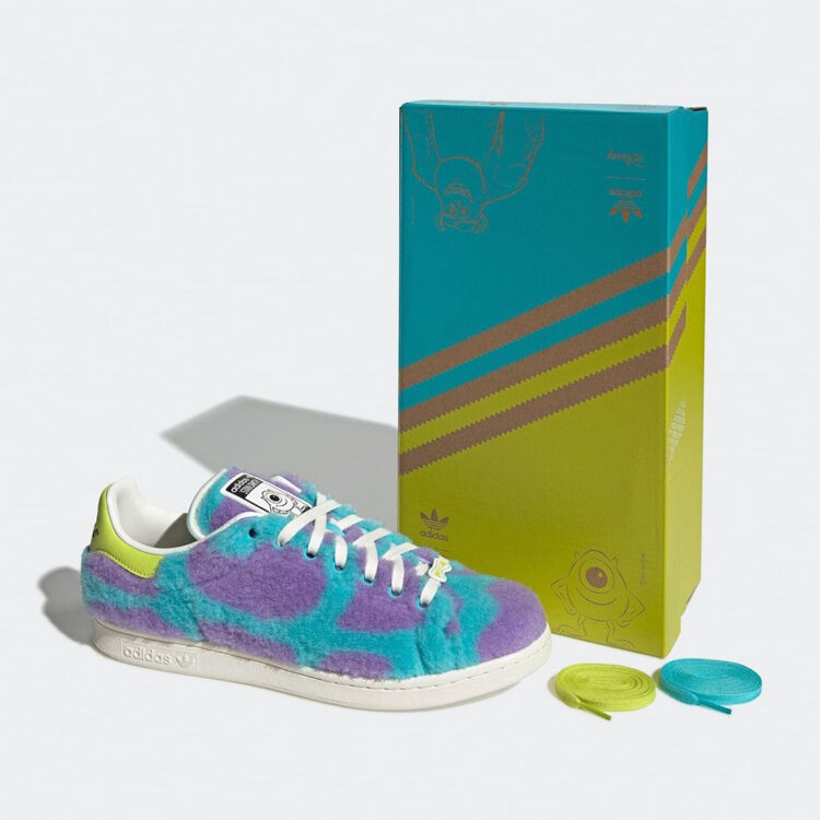 Monsters Inc Pixar adidas Stan Smith Mike Sulley GZ5990 01 750x750