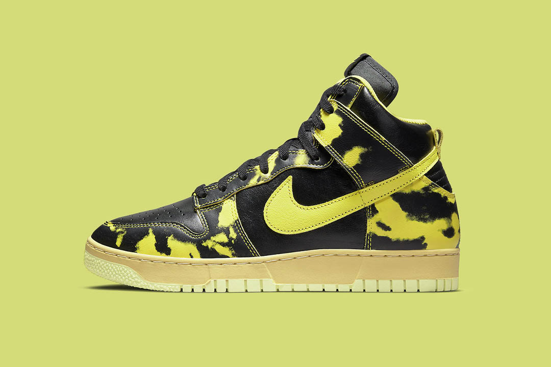 Nike Dunk High "Yellow Acid Wash" DD9404-001