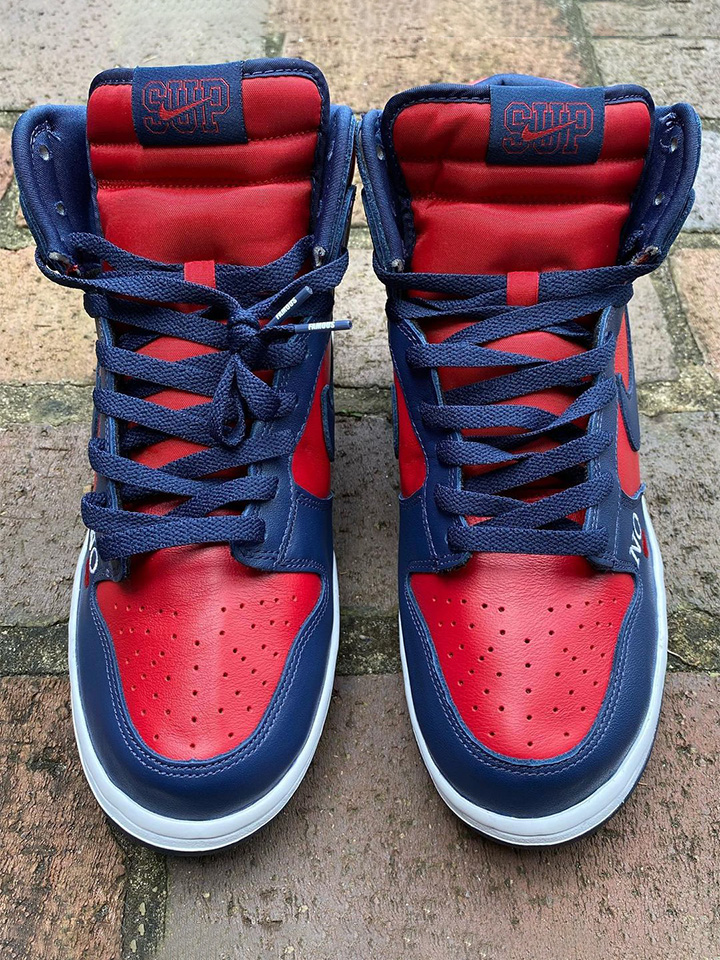 dunk high x supreme