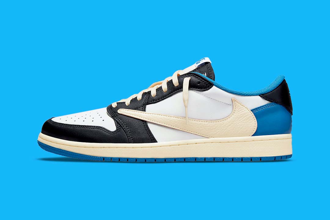 Fragment Design x Travis Scott x Air Jordan 1 Retro Low DM7866-140