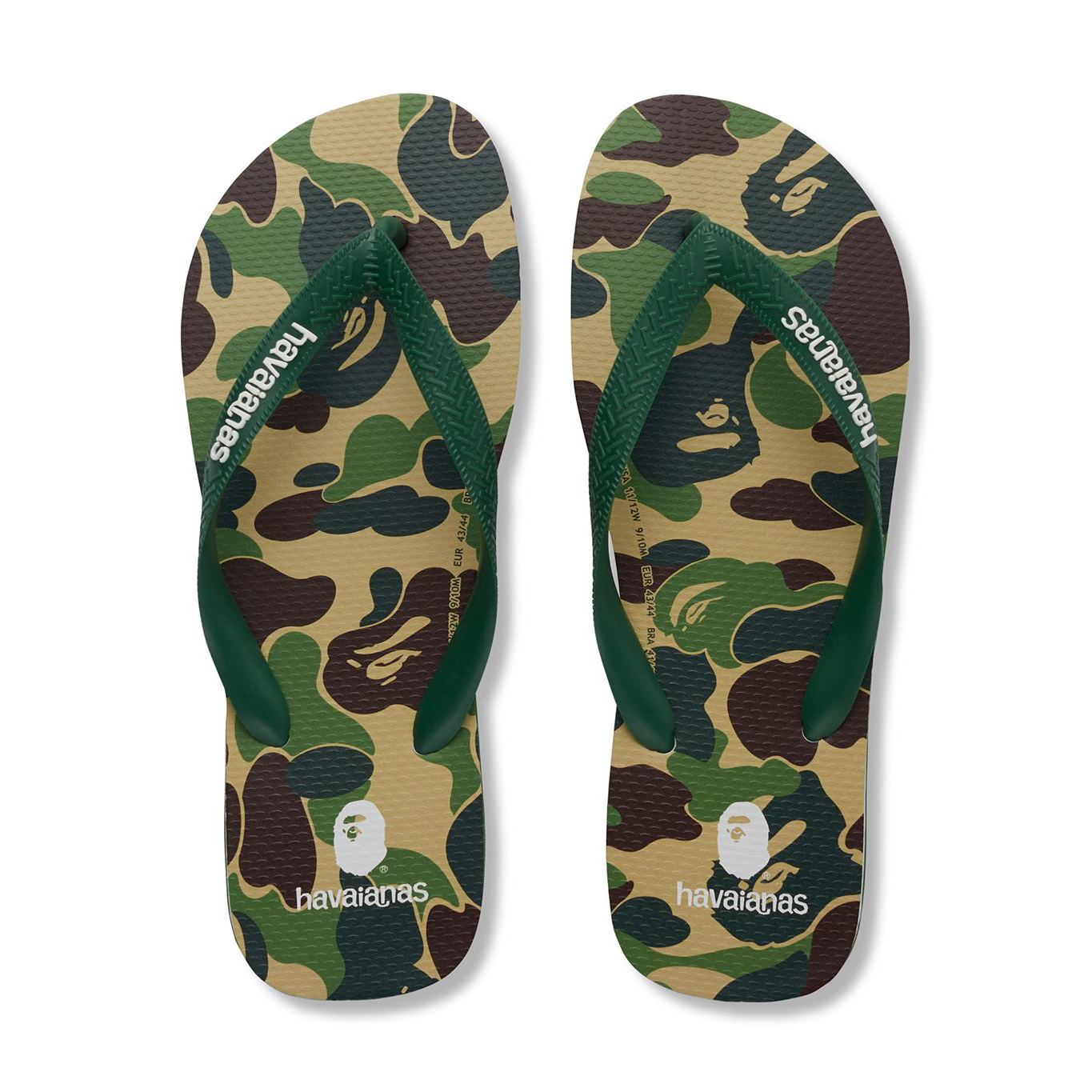 havaianas bape flip flops