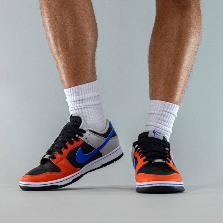 Nike has announced its latest in cushioning innovation, Nike Dunk Low X NBA  EMB Knicks (PreOwned) (No Box)