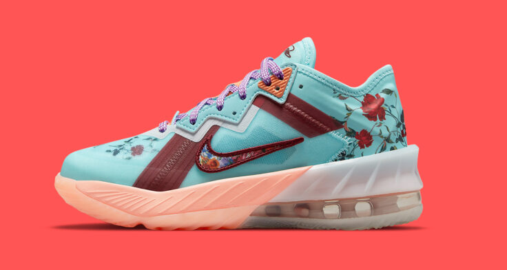Nike LeBron 18 Low GS “Floral” DN4177-400