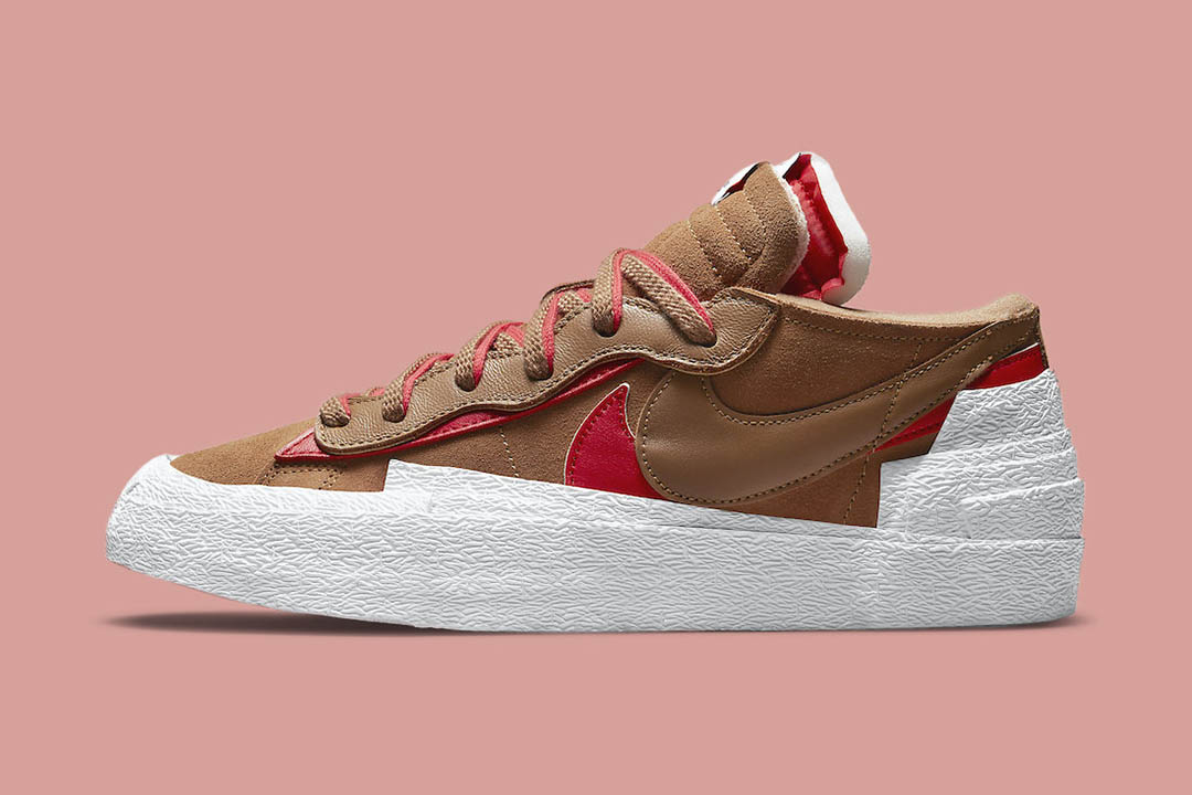 sacai x Nike Blazer Low "Light British Tan" DD1877-200