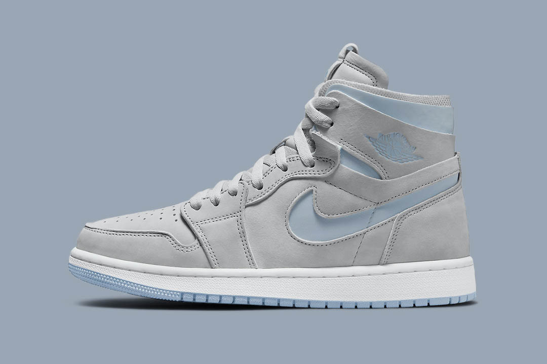 baby blue and grey jordans