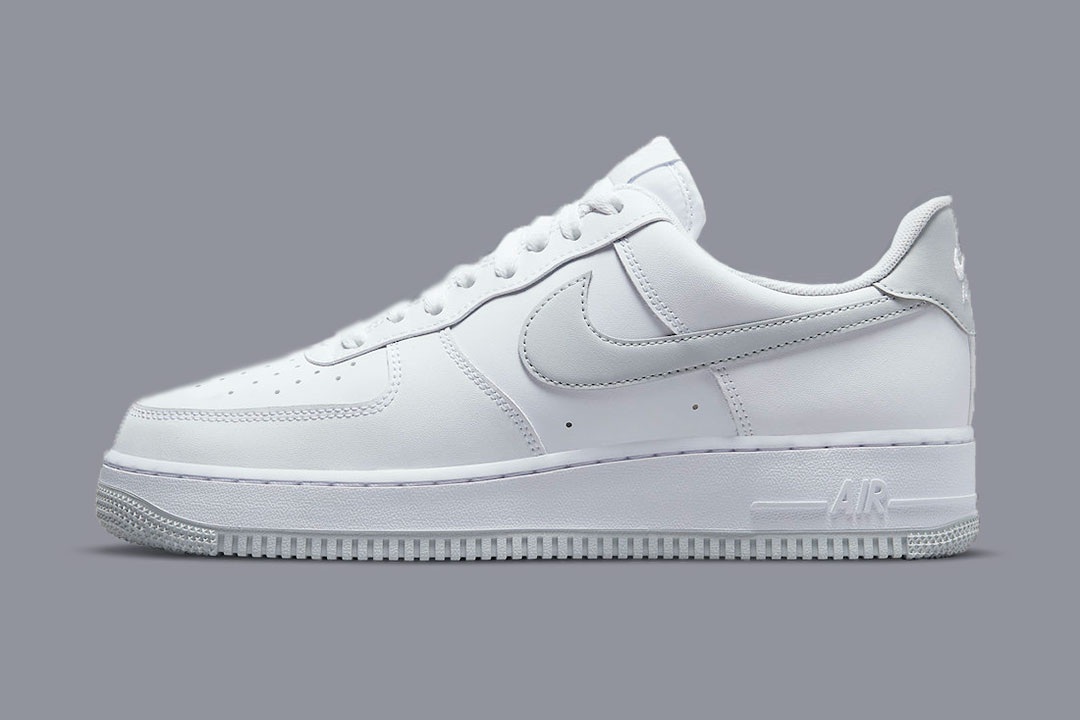 grey white air force ones