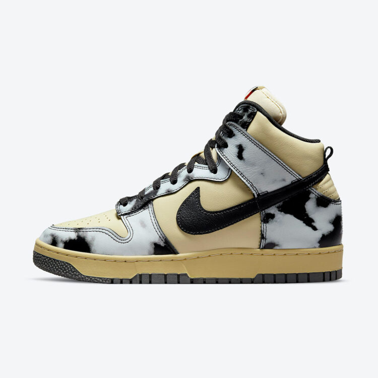 nike dunk high black acid wash