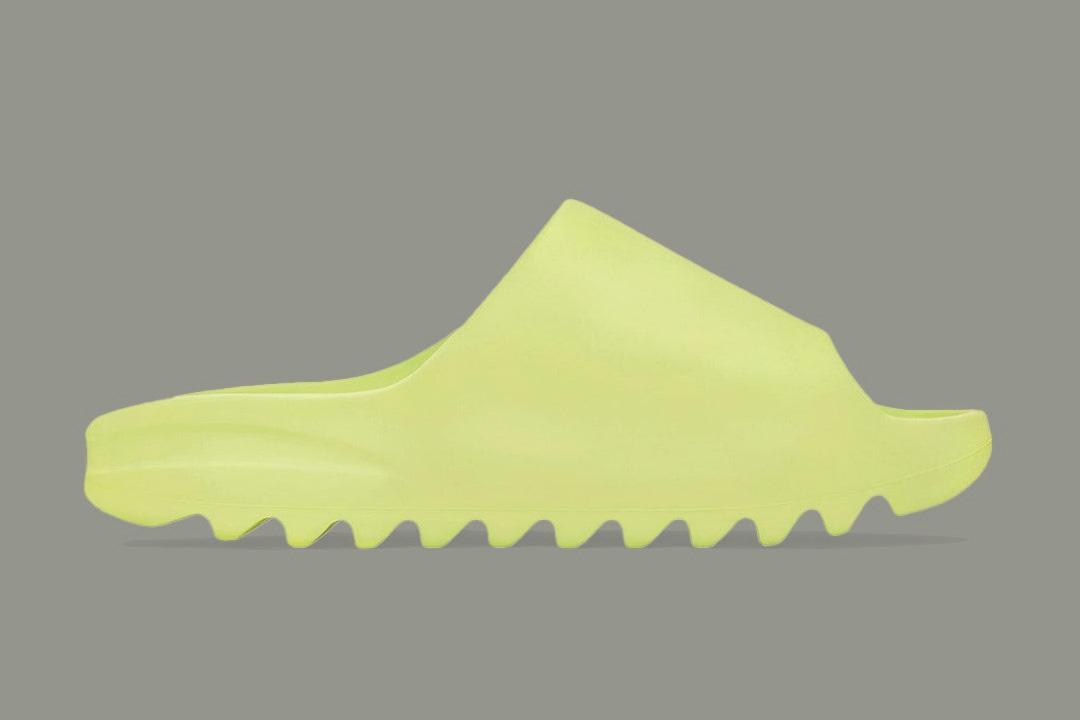 adidas Yeezy Slide Glow Green GX6138 Lead