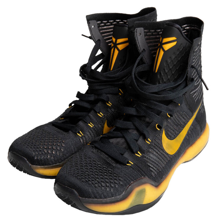 Kobe Bryant s Game Worn Kobe X Elite Hi Top Sneakers Nice Kicks