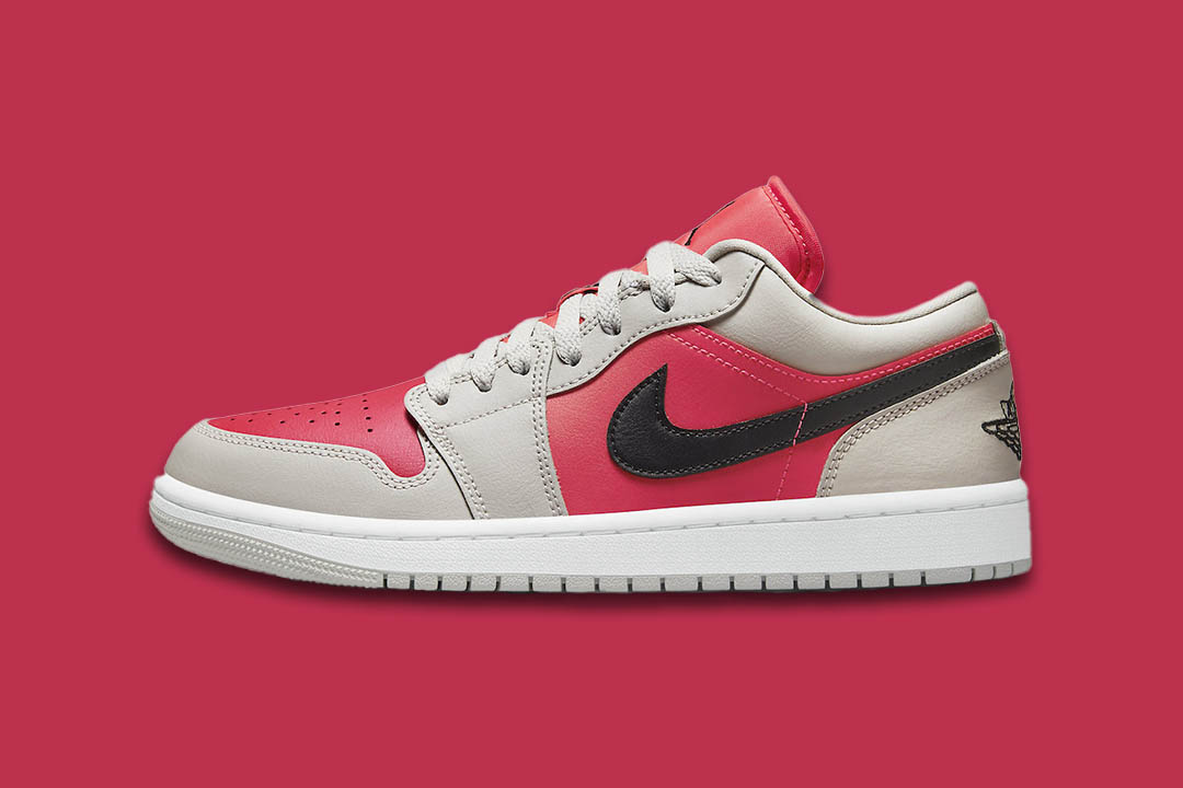 jordan 1 low light iron ore siren red black