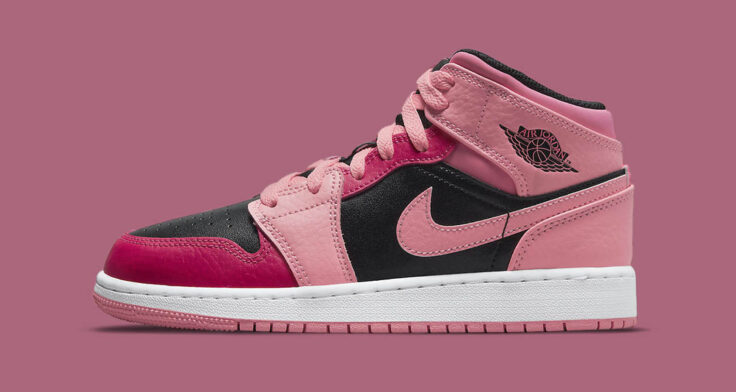 Air Jordan 1 Mid GS "Coral Chalk" 554725-662