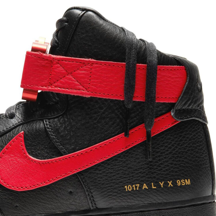 Alyx's Nike Air Force 1 High Is Dropping in Black and Red