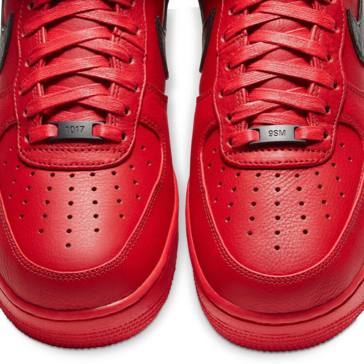 Alyx x Nike Air Force 1 High University Red Black CQ4018-004