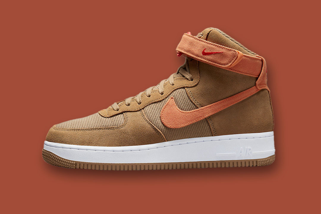 Nike Air Force 1 High Brown Orange