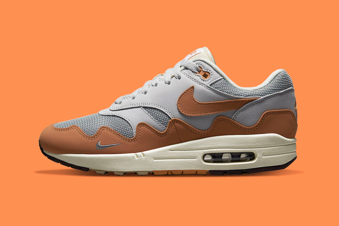 First Look at the Patta x Nike Air Max 1 Metallic Silver Monarch