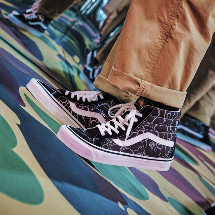 BAPE x Vans Sk8-Hi 38 DX Authentic 44 DX Release Date - SBD