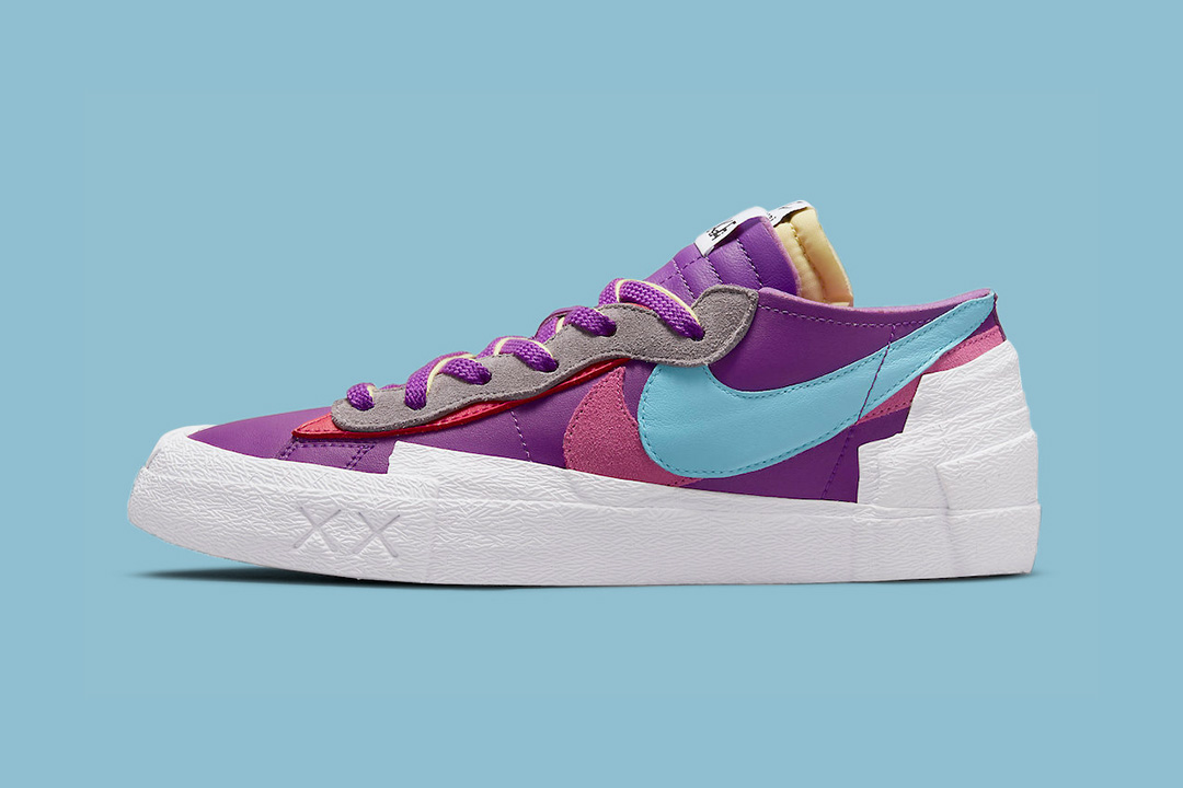 KAWS x sacai x Nike Blazer Low "Purple Dusk" Release Date | Nice Kicks